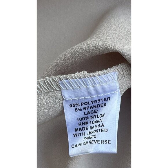 The Vanity Room Womens Split Sleeve Lace Contrast Dress Size M - Picture 15 of 15